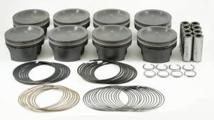 Mahle - Mahle MS Piston Set SBF 281ci 3.551in Bore 3.543stk 5.933in Rod .866 Pin 0cc 11.9 CR Set of 8 - 930256252 - Image 2