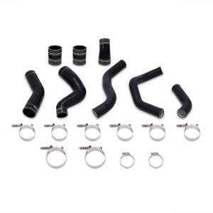 Mishimoto 11-14 Ford F-150 3.5L Ecoboost Hot-Side Intercooler Pipe Kit - Wrinkle Black - MMICP-F150-11HWBK