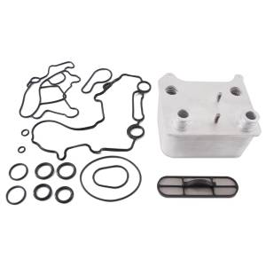 Mishimoto 03-07 Ford 6.0L Powerstroke Replacement Oil Cooler Kit - MMOC-F2D-03
