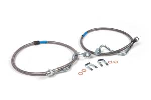 BDS Suspension 08-10 Ford F250-F350 8in Front Brake Lines - BDS103801