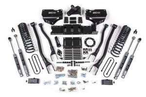 BDS Suspension 19-20 Ram 3500 4in. 4-Link Gas -   without overload - NX2 Shocks - BDS1676H