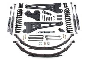 BDS Suspension 2008-2010 Ford F250-F350 4wd 4in. Radius Arm Suspension Lift Kit - Gas - BDS1942H