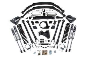 BDS Suspension 2020-2022 Ford Superduty 8in. 4-Link Suspension System - Gas- Fox 2.0 PS Shocks - BDS1960FS