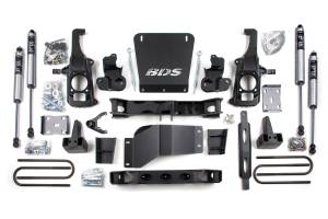 BDS Suspension 11-19 GM HD 6.5/5 High clearance block  without overload - BDS196FS