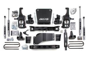 BDS Suspension 11-19 GM HD 6.5/5 High clearance block  without overload - BDS196H