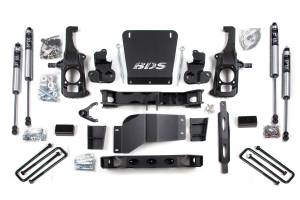 BDS Suspension 11-19 GM HD 6.5/3 High clearance block  with overload - BDS199FS