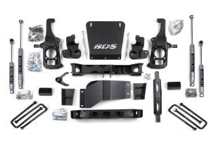 BDS Suspension 11-19 GM HD 6.5/3 High clearance block  with overload - BDS199H