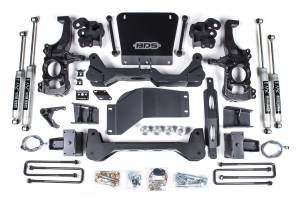 BDS Suspension - BDS Suspension 2020-2022 GM 2500/3500 HD 6.5in.  Suspension Lift System  with Overloads - BDS756H