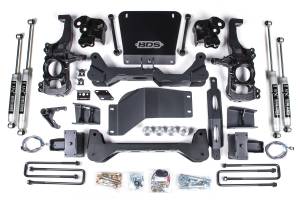 BDS Suspension 2020-2023 GM 2500/3500 HD 5in.  Suspension Lift System  without Overloads - BDS766H