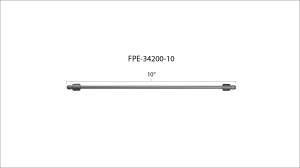 Fleece Performance - Fleece Performance 10 Inch High Pressure Fuel Line 8mm x 3.5mm Line M14 x 1.5 Nuts - FPE-34200-10 - Image 3