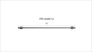 Fleece Performance - Fleece Performance 13 Inch High Pressure Fuel Line 8mm x 3.5mm Line M14 x 1.5 Nuts - FPE-34200-13 - Image 3