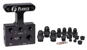 Fleece Performance 2007.5-2009 3rd Gen 6.7L Dodge/Cummins Fuel Distribution Block - FPE-FFD-RF-3G-67