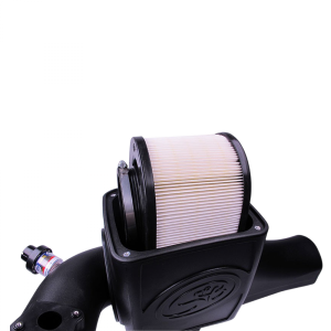 S&B - S&B Cold Air Intake For 03-07 Ford F250 F350 F450 F550 V8-6.0L Powerstroke Dry Extendable White - 75-5070D - Image 5