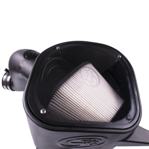 S&B - S&B Cold Air Intake For 13-18 Dodge Ram 2500 3500 L6-6.7L Cummins Dry Extendable White - 75-5068D - Image 2