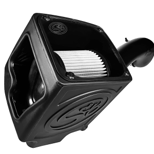 S&B - S&B Cold Air Intake For 16-19 Silverado/Sierra 2500, 3500 6.0L Dry Extendable White - 75-5110D - Image 6