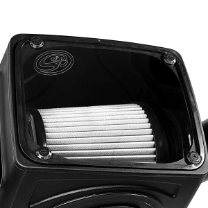 S&B - S&B Cold Air Intake For 16-19 Silverado/Sierra 2500, 3500 6.0L Dry Extendable White - 75-5110D - Image 7