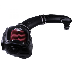 S&B Cold Air Intake For 97-06 Jeep Wrangler TJ L6-4.0L Oiled Cotton Cleanable Red - 75-5079